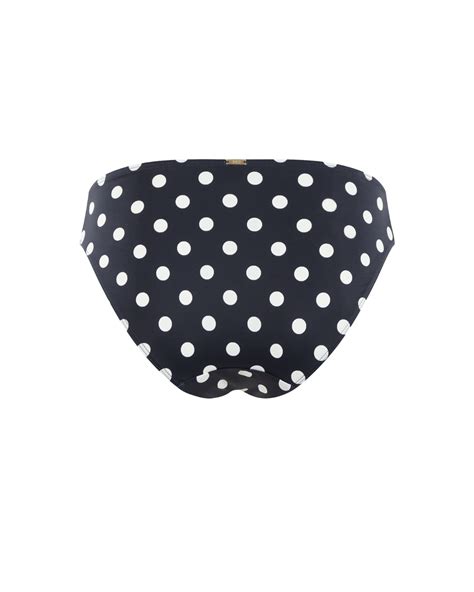 Anya Riva Spot Gather Pant Navy Vanilla TKD Lingerie