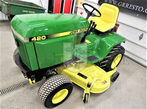 John Deere 420 Garden Tractor New Product Recommendations Promotions