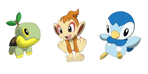 Sinnoh Starter Pack by DBurch01 on DeviantArt