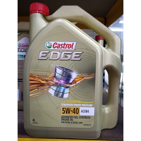 Castrol Edge Fully Syn W Sncf L Shopee Malaysia