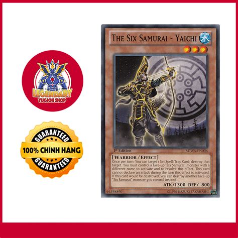 Thẻ Bài Yugioh Chính Hãng The Six Samurai Yaichi Shopee Việt Nam