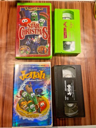 Big Ideas Jonah A Veggie Tales Movie The Star Of Christmas VHS Lot