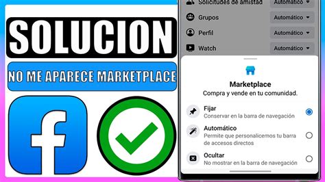 Porque No Me Aparece Marketplace En Facebook En Iphone Youtube