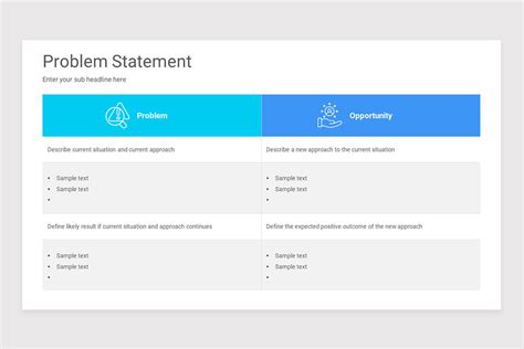 Problem Statement Powerpoint Template Nulivo Market