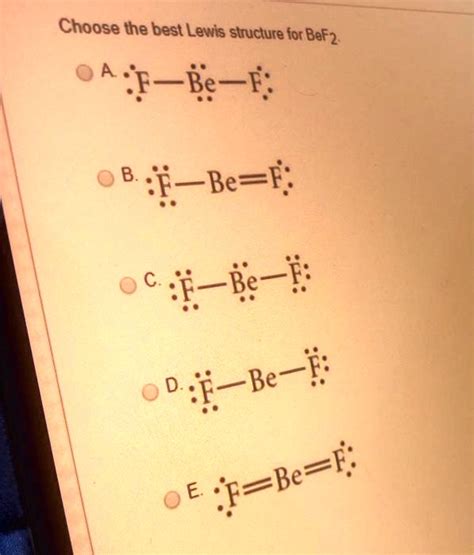 Lewis Structure For Bef2