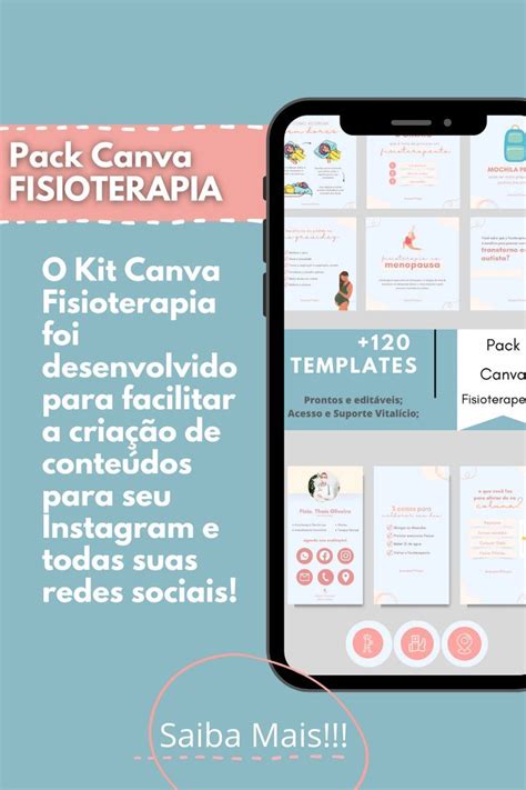 Templates Edititáveis Canva Para Fisioterapia