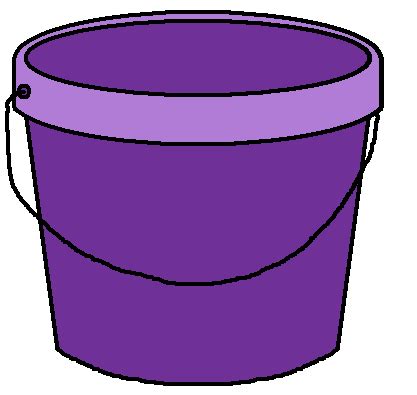 Purple clipart bucket pencil and in color purple png - Clipartix