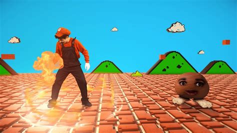 Super Mario Fireball vs Goomba - LokmanVideo