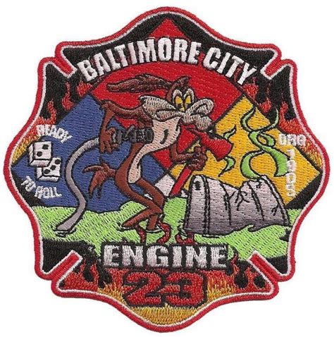 Baltimore City Fire Department Engine 23 | Fire badge, Baltimore city ...