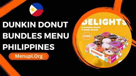 Dunkin Donut Bunwich Menu Philippines Prices