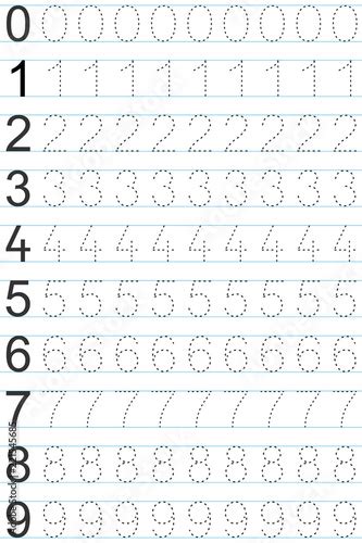 Kindergarten Number Writing Worksheets Confessions Of A Writing Numbers 1 10 Worksheets For