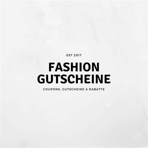 Pin Auf Fashion Gutscheine