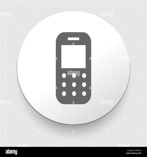 Mobile Phone Icon Stock Photo Alamy