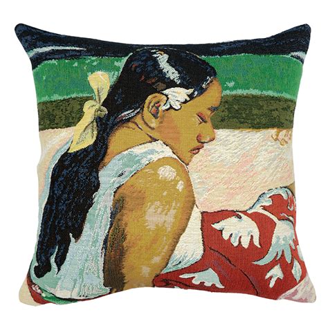 Coussin Gauguin Femmes De Tahiti Jules Pansu