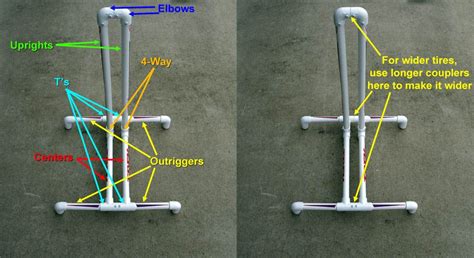 Diy Bike Stand Pvc Best Idea Diy