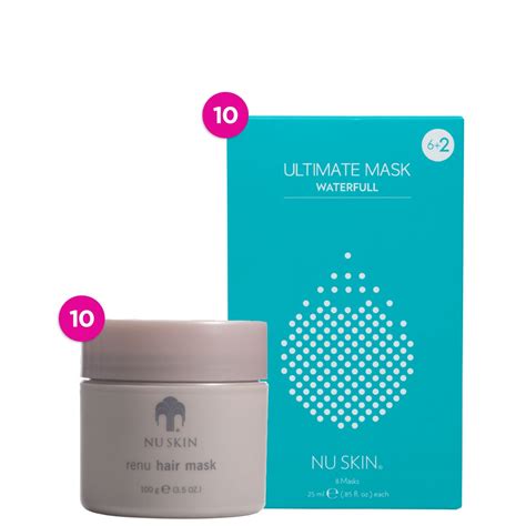 Ultimate Waterfull Mask Renu Hair Mask Kit Nu Skin