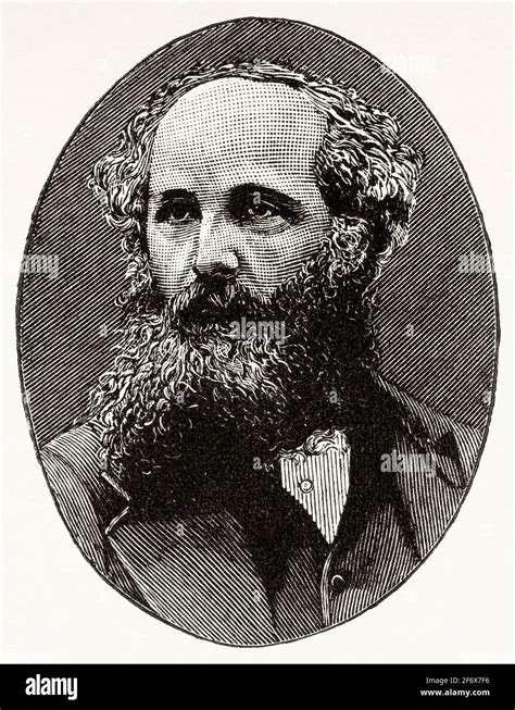 James Clerk Maxwell 1831 1879 Scottish Theoretical Physicist Engraving