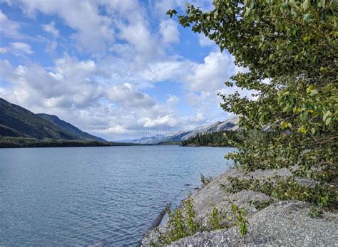 Muncho Lake British Columbia Canada Stock Image Image Of Water