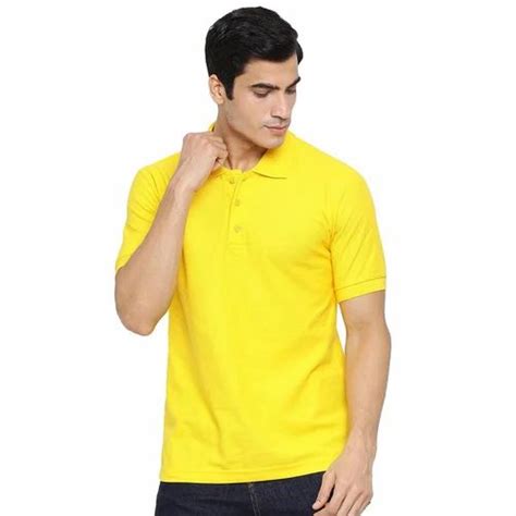 Polo Collar T Shirt Half Sleeves Plain At Rs 180 In Bhopal Id