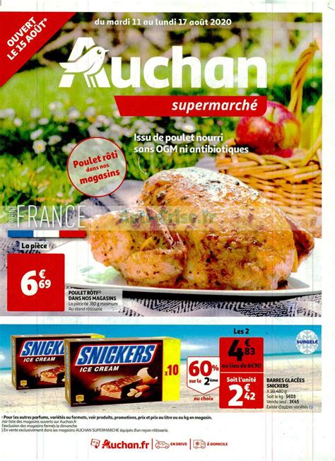 Anti Crise Fr Catalogue Auchan Supermarch Du Au Ao T