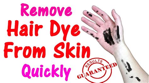 Taming The Stains Effective Methods For Removing Hair Dye From Skin