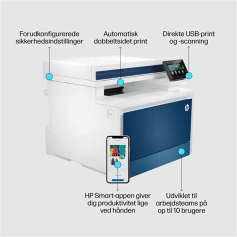 Hp Color Laserjet Pro 4302dw A4 Farve Laserprinter Lomax