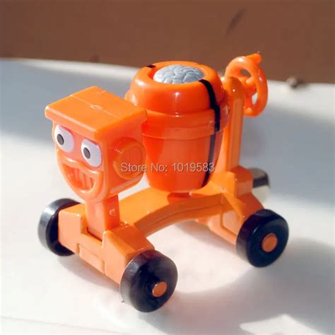 5pcs Pack Wholesale Brand New Cute Bob The Builder Toys Dizzy The Concrete Mixer Diecast Metal