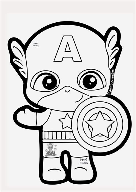 Capitan america chibi | Capitan america animado, Superheroes para ...