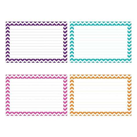 Printable Index Card Template