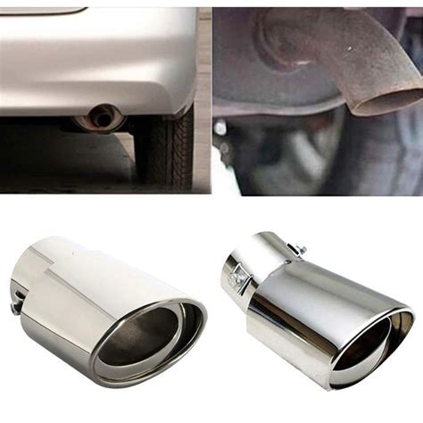 Jual Tailpipe 1 Lubang Burn Tip Tail Pipe Sambungan Ujung Knalpot Mobil