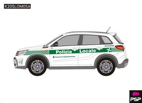 Livrea Polizia Locale Lombardia Per Suzuki Vitara Psp Automotive