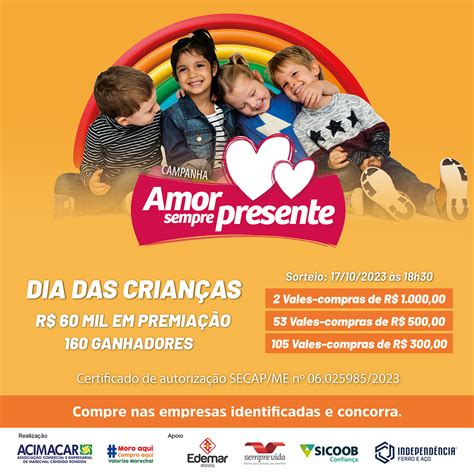 Acimacar Sorteia R 60 Mil Em Vales Compras Para Celebrar Dia Das