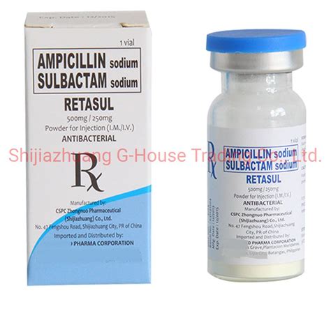 Ampicillin Sodium And Sulbactam Sodium For Injection China Ampicillin