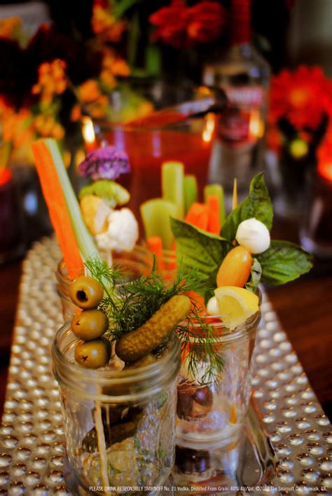 Set Your Bar Full Of Garnish Take Garnish Sticks Fill With Various