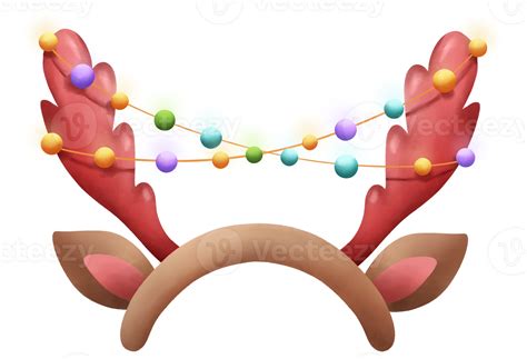 Christmas Reindeer Antler 31739120 PNG