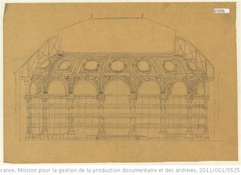 Plans du quart nord est du Quadrilatère Richelieu Salle ovale