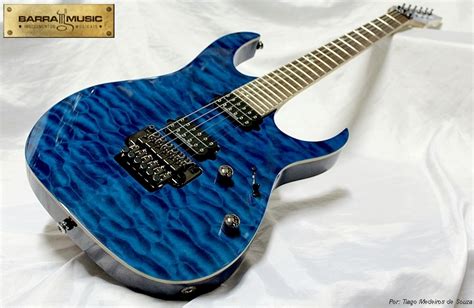 Guitarra Ibanez Premium Rg 920 Qmz Cbe Cobalt Blue Surge R 453715 Em Mercado Livre