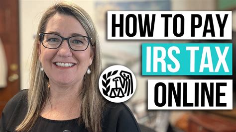 How To Make A Tax Payment Online To The Irs Youtube