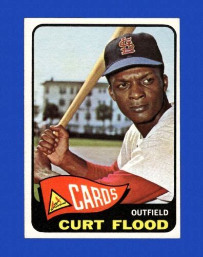 Topps Set Break Curt Flood Ex Exmint Gmcards Ebay