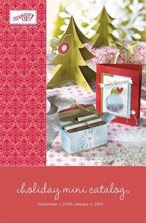 Holiday Mini Catalog Stampin Up