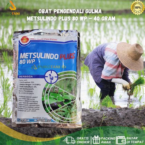 Jual Obat Pengendali Gulma Herbisida Metsulindo Wp Asli