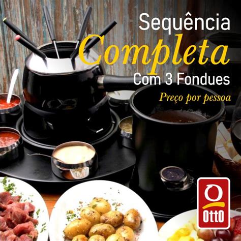 SEQUÊNCIA COMPLETA TRADICIONAL 3 Tipos de Fondues Réveillon do