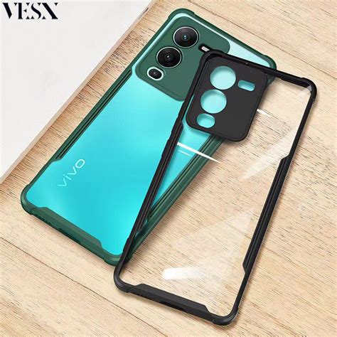 Acrylic Transparent Armor Shockproof Phone Case For VIVO V30 V29 V29E