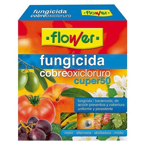 Fungicida Cobreoxicloruro Cuper50 De Flower 2x50gr Plantas Y Jardín Envíos A Domicilio