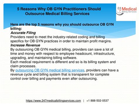 Ppt Reasons Why Ob Gyn Practitioners Should Outsource Medical