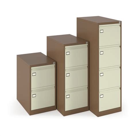 Office Friends Steel 3 Drawer Executive Filing Cabinet 1016mm High