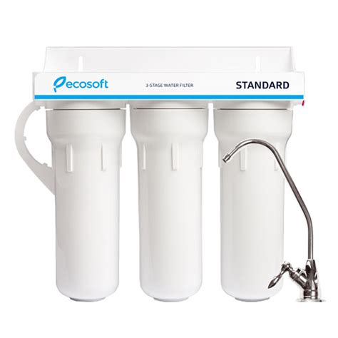 Ecosoft 3 Stage Water Filtration System Pump Warehouse