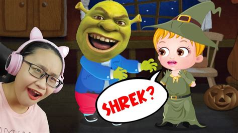 Baby Hazel Halloween Trick Or Treat Baby Hazel Scared Of Shrek