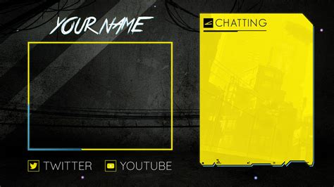 Overlay Twitch Cyberpunk 2077 By Callmeenjoy On Deviantart