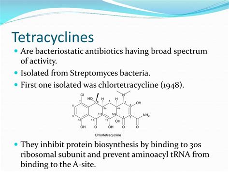 Ppt Tetracyclines Powerpoint Presentation Free Download Id2067332